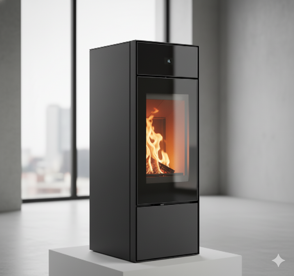 Estufa de Pellets 8 kW Aire - Solución Compacta
