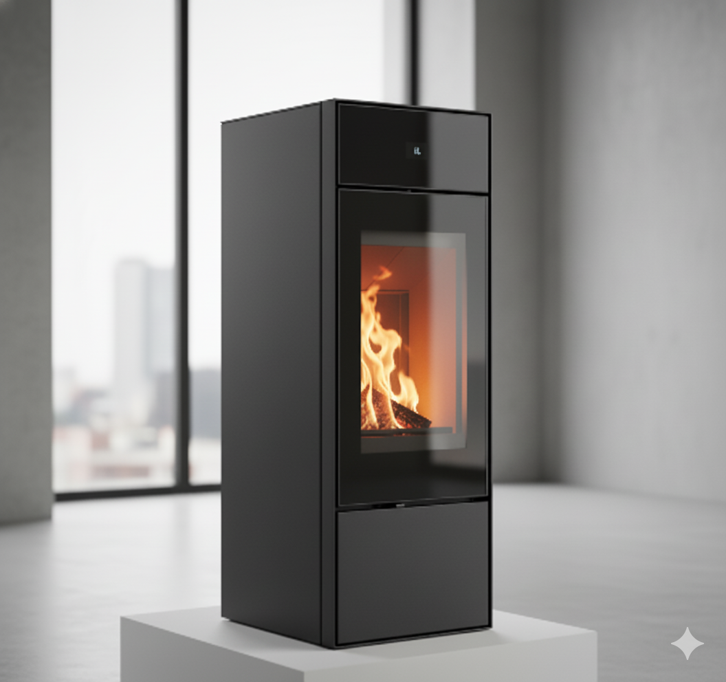Estufa de Pellets 8 kW Aire - Solución Compacta