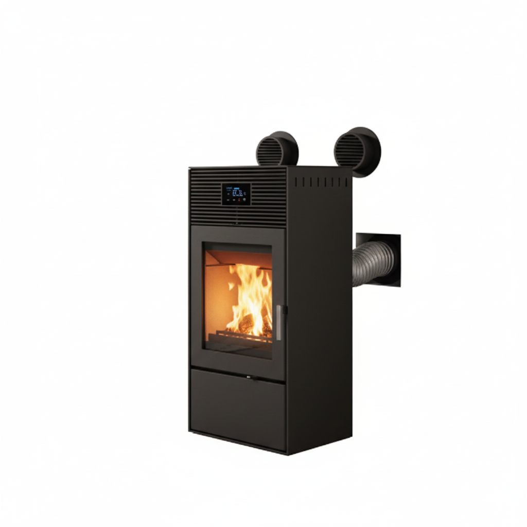 Estufa de Pellets 10 kW Canalizable - Calefacción Múltiple
